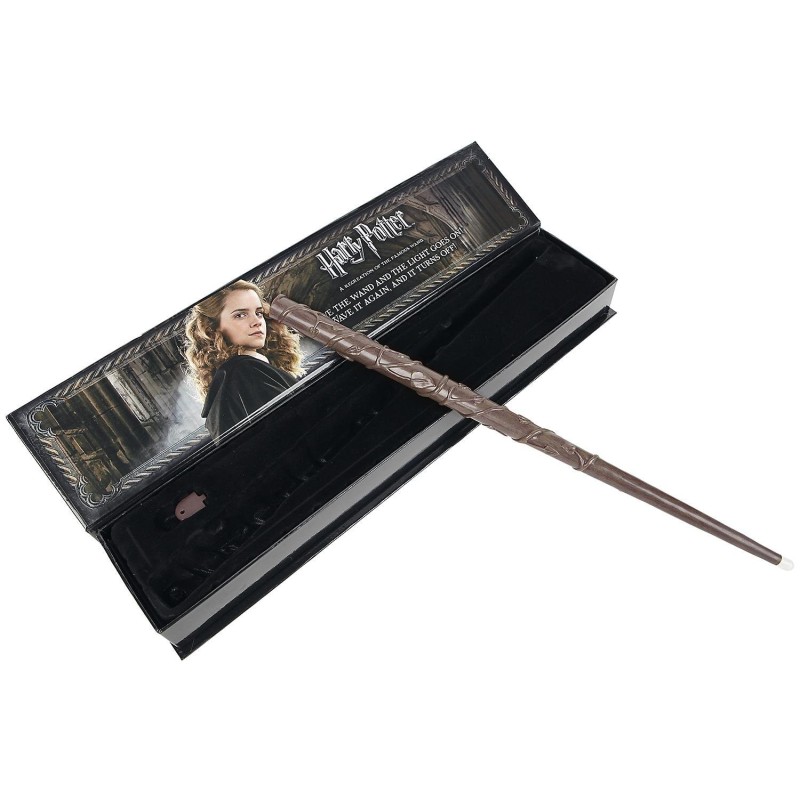 Réplica Varita con Luz Hermione Granger Harry Potter Noble Collection