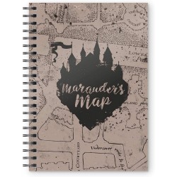 Libreta Espiral Mapa Merodeador Harry Potter