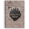 Libreta Espiral Mapa Merodeador Harry Potter