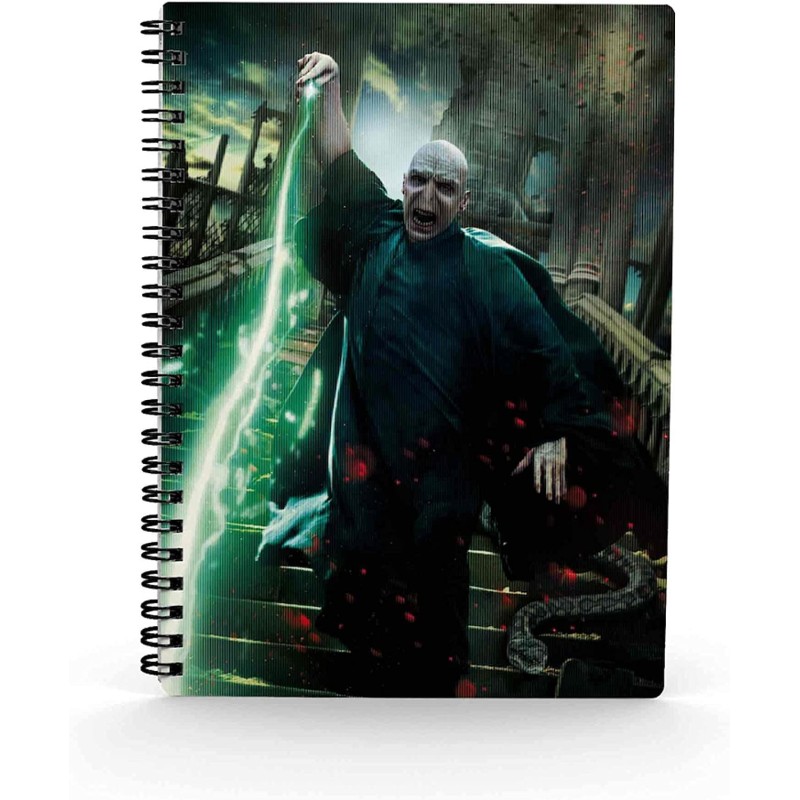 Libreta 3D Voldemort Harry Potter