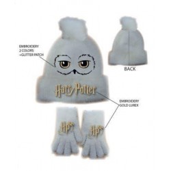 Pack Gorro y Guantes Niño Hedwig Harry Potter