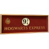 Réplica Placa Andén 9 3/4 Hogwarts Express Harry Potter The Noble Collection