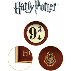 Réplica Placa Andén 9 3/4 Hogwarts Express Harry Potter The Noble Collection