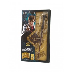 Pack Varita Harry Potter y Mapa del Merodeador Harry Potter The Noble Collection