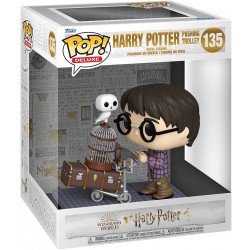 Figura POP Deluxe Harry Potter con Maletas y Hedwig Harry Potter