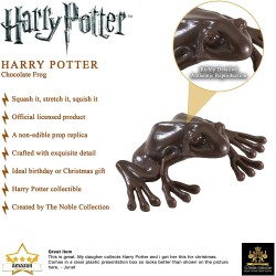 Réplica antiestrés Rana de Chocolate Harry Potter The Noble Collection  (caja exterior un poco deteriorada)