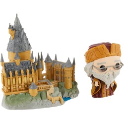 Figura POP Town Albus Dumbledore y Hogwarts Harry Potter