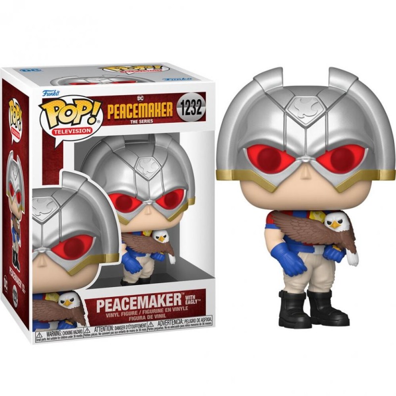 Figura POP Peacemaker con Eagly Peacemaker DC Figura POP Peacemaker con Eagly Peacemaker DC