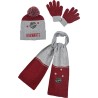 Pack Gorro + Guantes + Bufanda Gris Niño Hogwarts Harry Potter