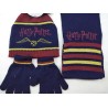 Pack Guantes + Gorro + Bufanda Azul Harry Potter