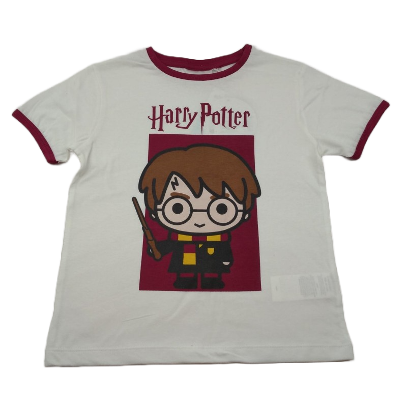 Pijama Niña Coralina Blanco y Rosa Hedwig Harry Potter