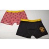 Pack 2 Boxers Rojo y Negro Harry Potter