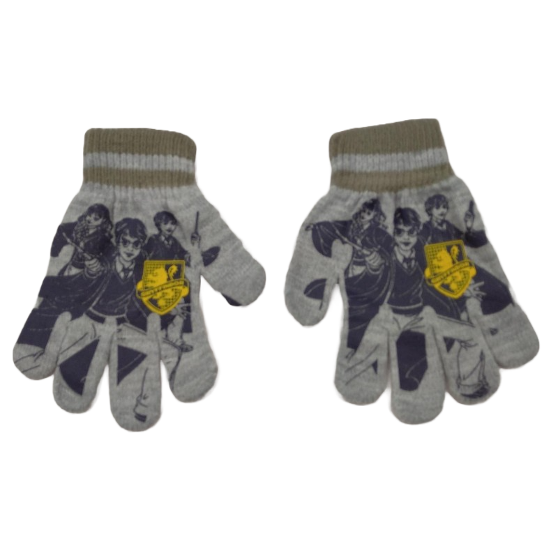 Guantes Niño Gryffindor Gris Harry Potter (Talla Única)