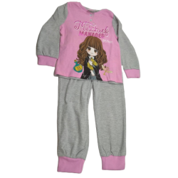 Pijama Niña Largo Gris Hermione Harry Potter