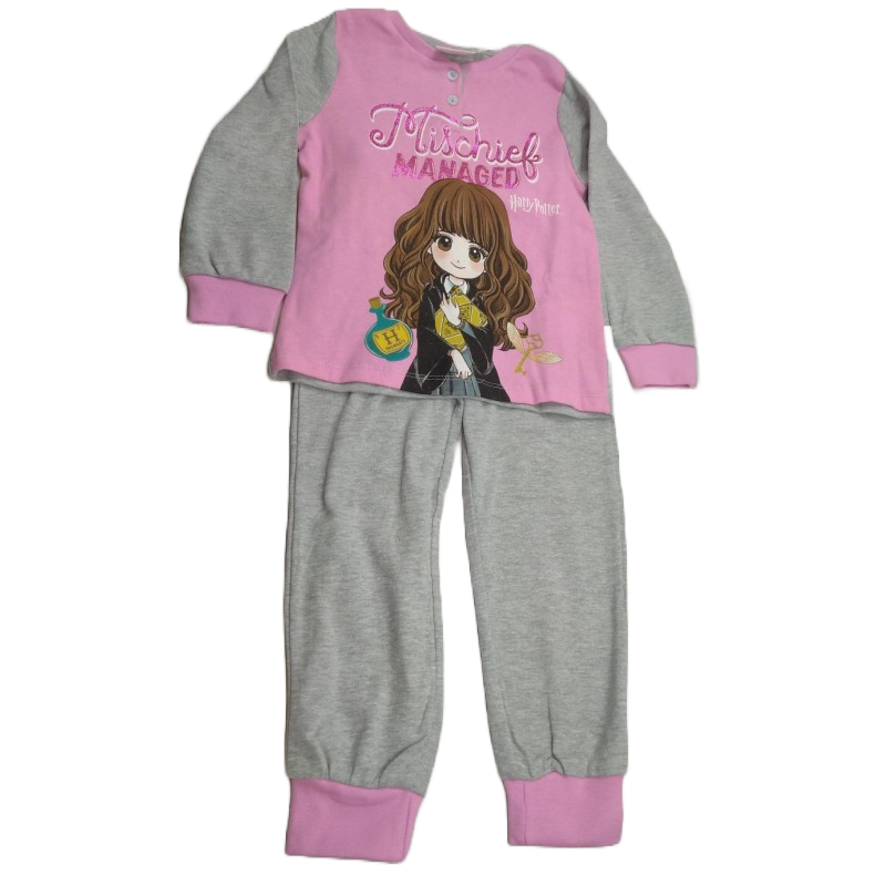 Pijama Niña Largo Gris Hermione Harry Potter