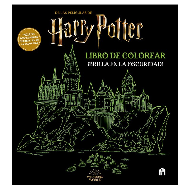 Harry Potter Libro de Colorear (Brilla en la Oscuridad)