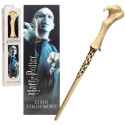 Varita y Marcapáginas 3D Lord Voldemort Harry Potter 30 cm Noble Collection