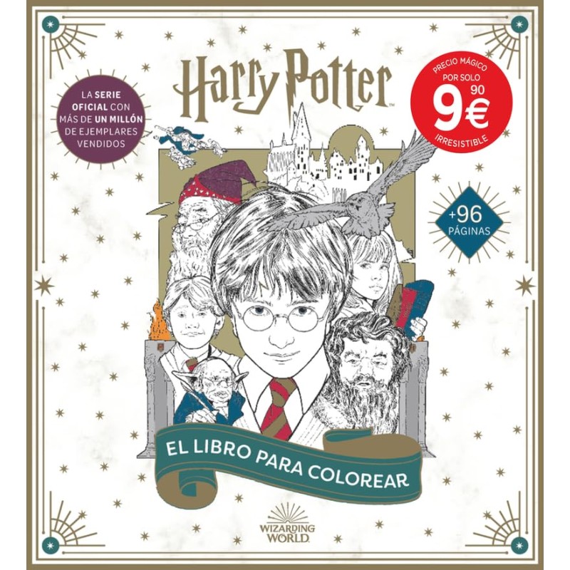 Libro Harry Potter. El Libro oficial para colorear