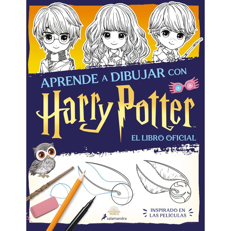 Aprende a dibujar con Harry Potter (libro oficial) Inspirado en las películas